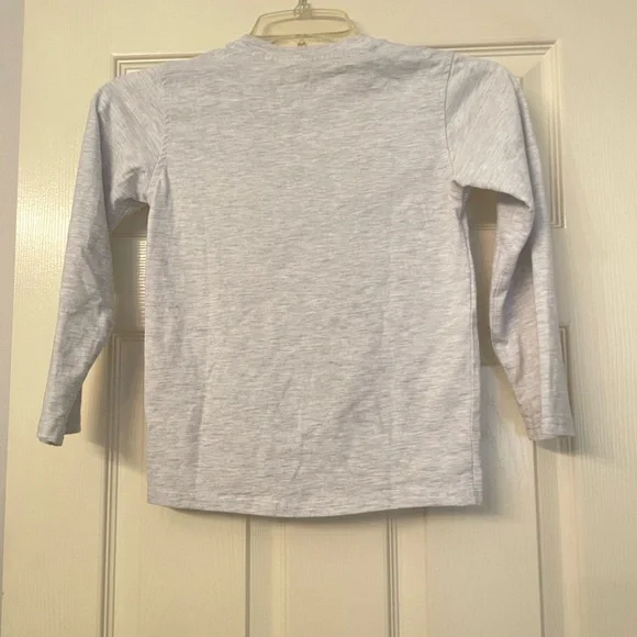 Kids Headquarters Gray Motorcycle Graphic Long Sleeve Tee - Picture 2 of 2